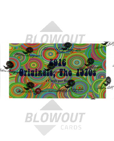 2016 Historic Autographs Originals (1970s) Baseball Box