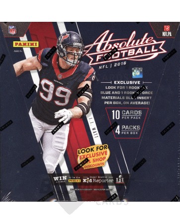2016 Panini Absolute Football Retail Premium Box