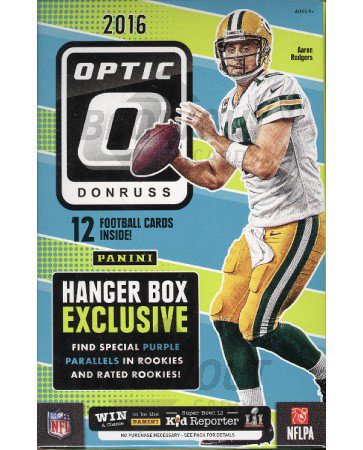 2016 Panini Donruss Optic Football Hanger Pack Box