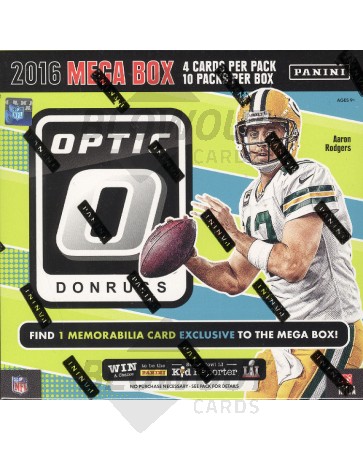 2016 Panini Donruss Optic Football Mega 20 Box Case