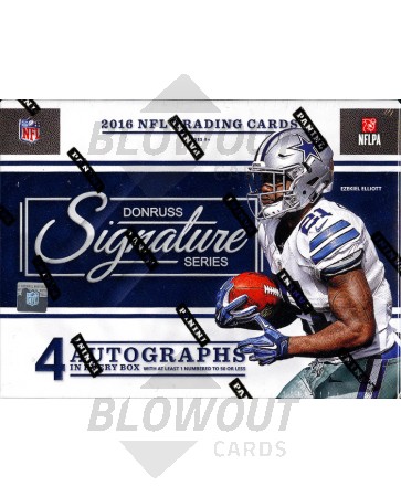 2016 Panini Donruss Signature Series Football Hobby 16 Box Case