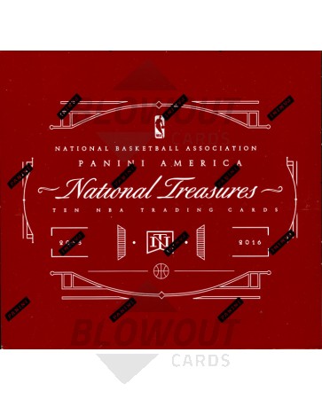 2015/16 Panini National Treasures Basketball Hobby Box