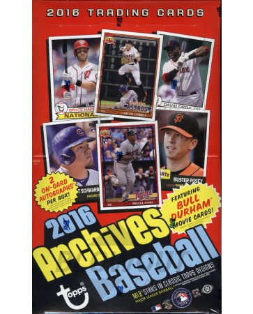 2016 Topps Archives Baseball Hobby 10 Box Case
