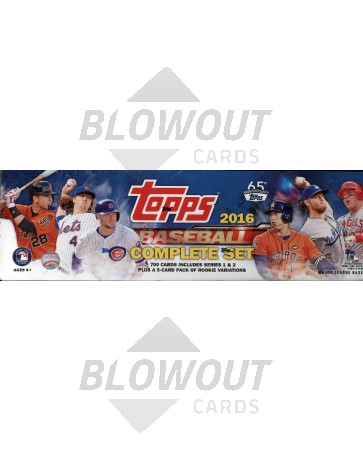 2016 Topps Complete Baseball Retail Factory Set - 8 Set Case