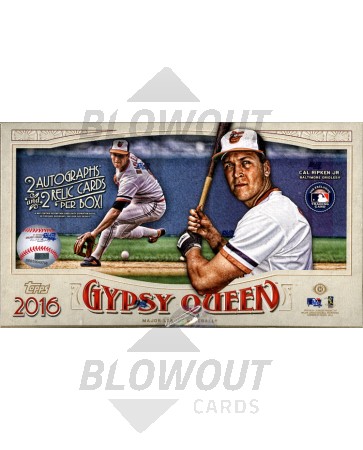 2016 Topps Gypsy Queen Baseball Hobby 10 Box Case