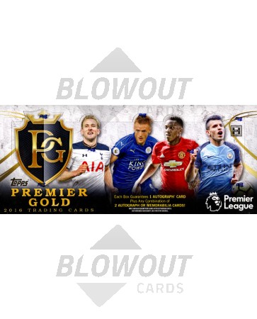 2016 Topps Premier Gold Soccer 12 Box Case