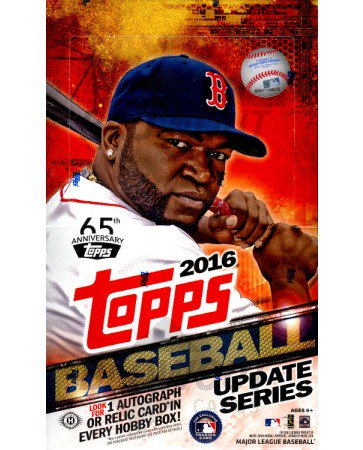 2016 Topps Update Series Baseball Hobby Box
