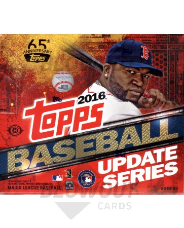 2016 Topps Update Series Baseball Jumbo 6 Box Case