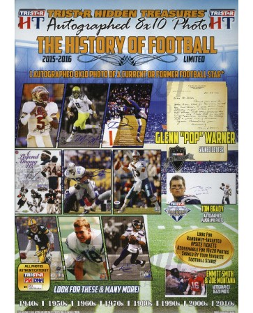 2016 Tristar Hidden Treasure Photo History Football 15 Pack Case