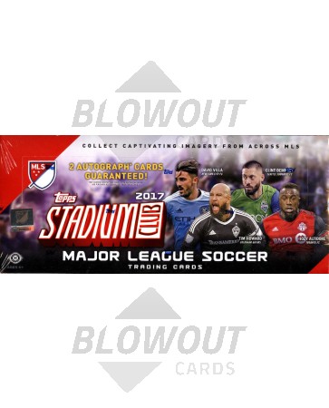 2017 Topps Stadium Club MLS Soccer Hobby Box