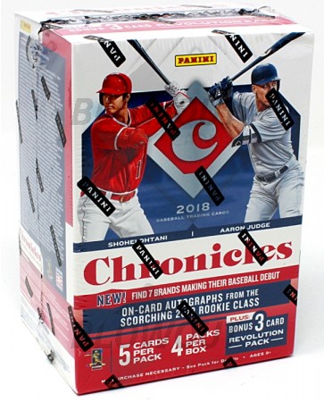 2018 Panini Chronicles Baseball Blaster Box