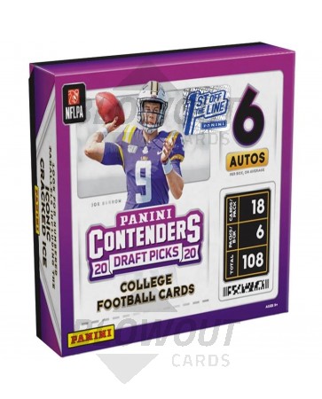 2020 Panini Contenders Draft Picks Football 1st Off The Line Hobby Box