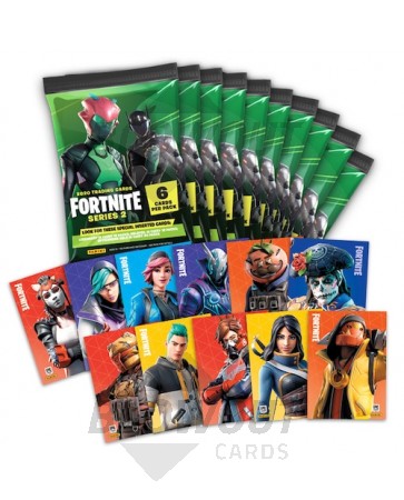 2020 Panini Fortnite Series 2 Crystal Shard Promo Set + 25 Pack Bundle