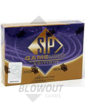 2020/21 Upper Deck SP Game Used Hockey Hobby Box