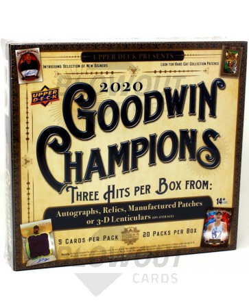 2020 Upper Deck Goodwin Champions Hobby Box