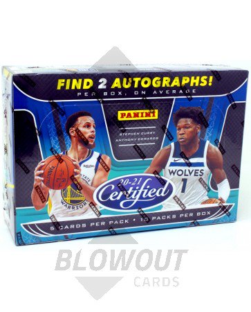 2020/21 Panini Certified Basketball Hobby Box