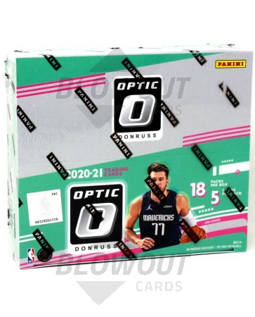 2020/21 Panini Donruss Optic Basketball Fast Break 20 Box Case