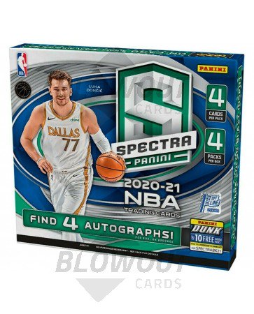 2020/21 Panini Spectra Basketball 1st Off The Line Hobby Box