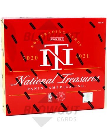 2020/21 Panini National Treasures Basketball Hobby 4 Box Case