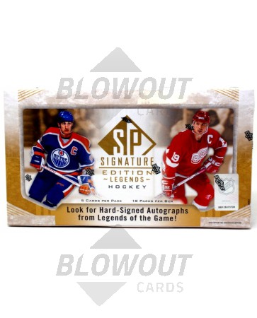 2020/21 Upper Deck SP Signature Edition Legends Hockey Hobby Box