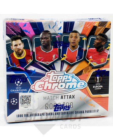 2020/21 Topps Chrome UEFA Match Attax Soccer Box