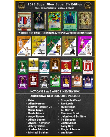 2023 Super Glow Super 7's Edition 7 Box Case
