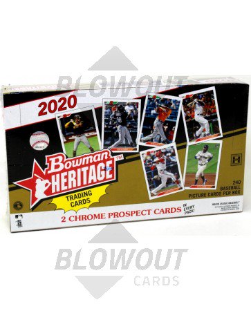 2020 Bowman Heritage Baseball Hobby Box