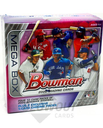 2020 Bowman Mega Box Baseball