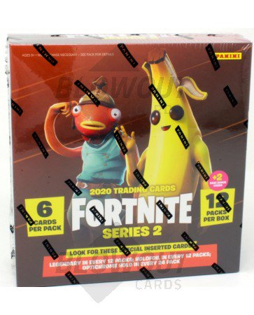 2020 Panini Fortnite Series 2 Trading Cards Mega Box