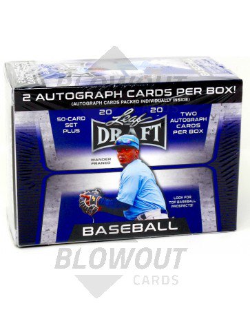 2020 Leaf Draft Baseball Retail Blaster Box