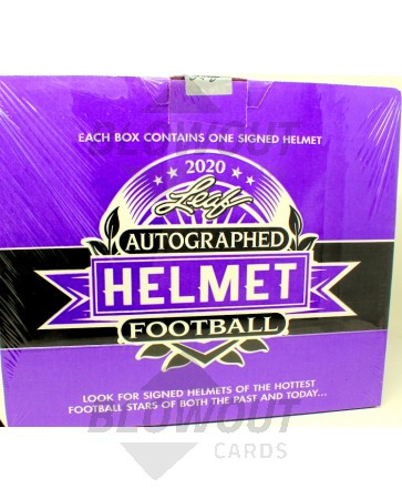 2020 Leaf Autographed Full Sized Helmet Football Box