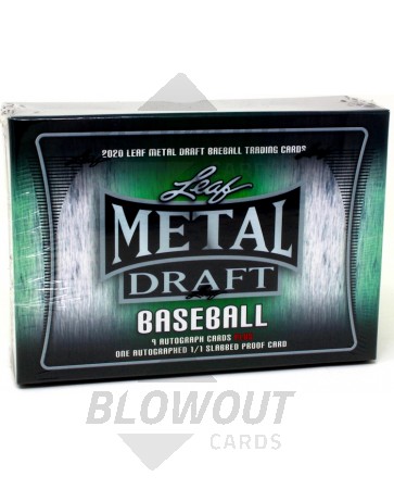 2020 Leaf Metal Draft Baseball Jumbo Box