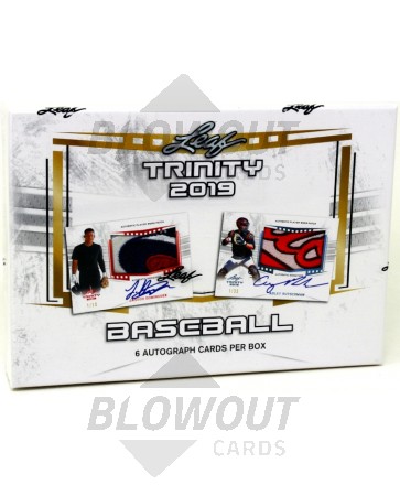 2019 Leaf Trinity Baseball Hobby Box
