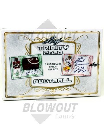 2020 Leaf Trinity Football Hobby Box