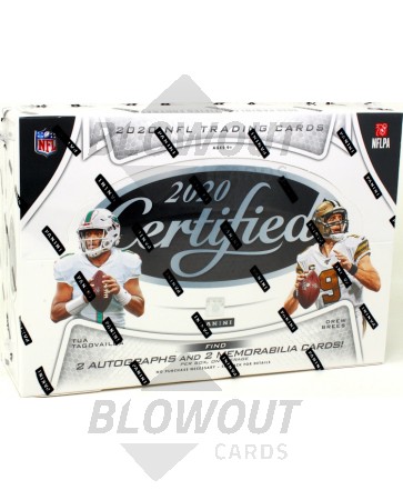2020 Panini Certified Football Hobby Box