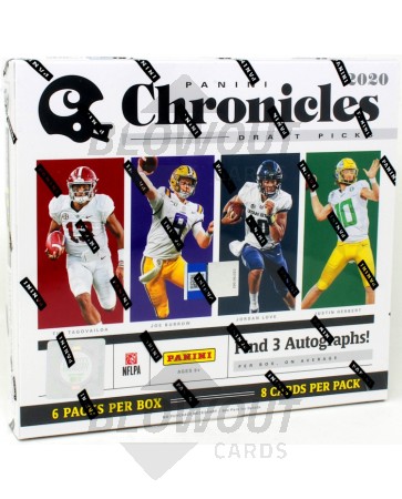 2020 Panini Chronicles Draft Picks Football Hobby Box
