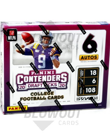 2020 Panini Contenders Draft Picks Football Hobby Box