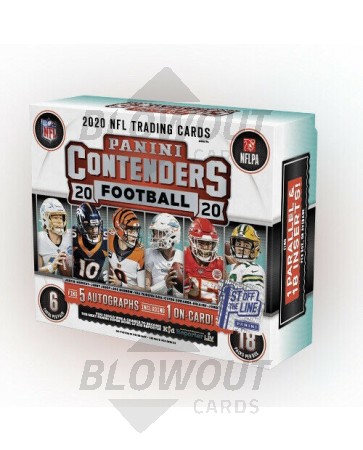 2020 Panini Contenders Football 1st Off The Line Hobby Box