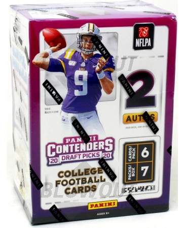 2020 Panini Contenders Draft Picks Football Blaster Box