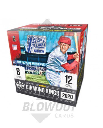 2020 Panini Donruss Diamond Kings Baseball 1st Off The Line Hobby Box