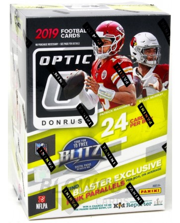 2019 Panini Donruss Optic Football Blaster Box