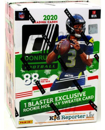 2020 Panini Donruss Holiday Football Blaster Box