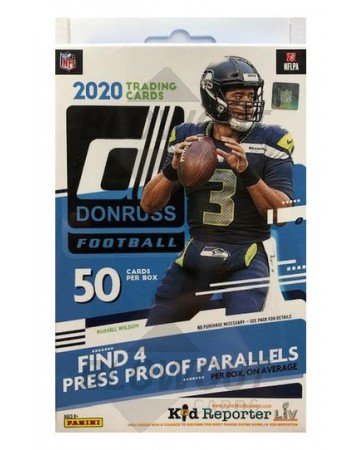 2020 Panini Donruss Football Hanger Pack Box (WalMart)
