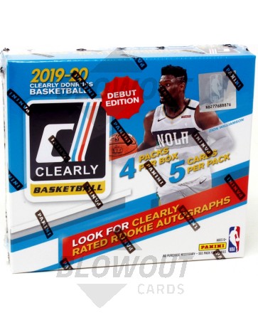 2019/20 Panini Clearly Donruss Basketball 12 Box Case