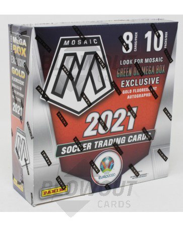 2020/21 Panini Mosaic UEFA Euro Soccer MEGA Box