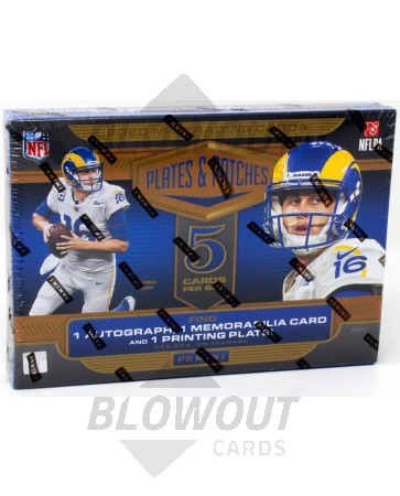 2020 Panini Plates & Patches Football Hobby Box