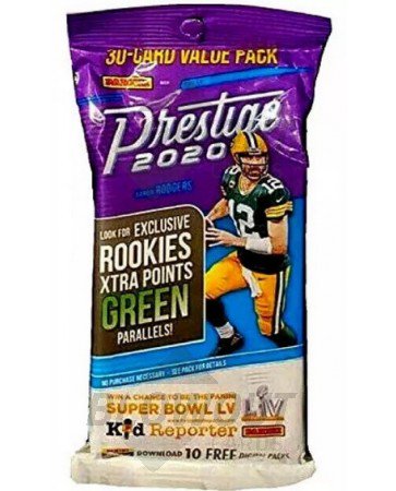 2020 Panini Prestige Football Fat Pack - 12 Pack Lot