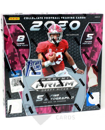 2020 Panini Prizm Collegiate Draft Picks Football 1st Off The Line Hobby Box