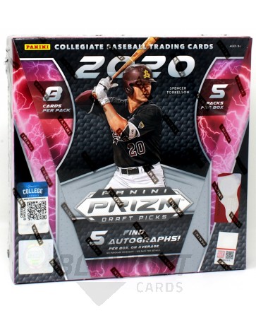 2020 Panini Prizm Collegiate Draft Picks Baseball Hobby Box