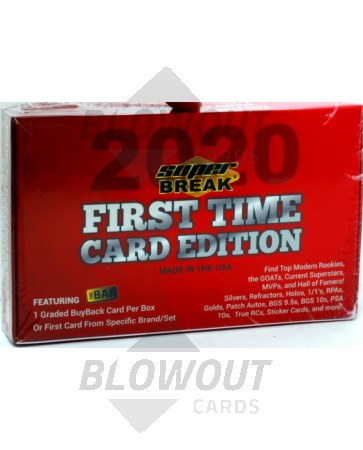 2020 Super Break First Time Card Edition Box